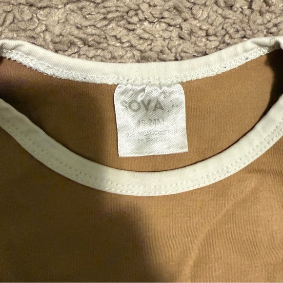 Tan Toddler's T-Shirt and Shorts Set - Picture 2 of 2